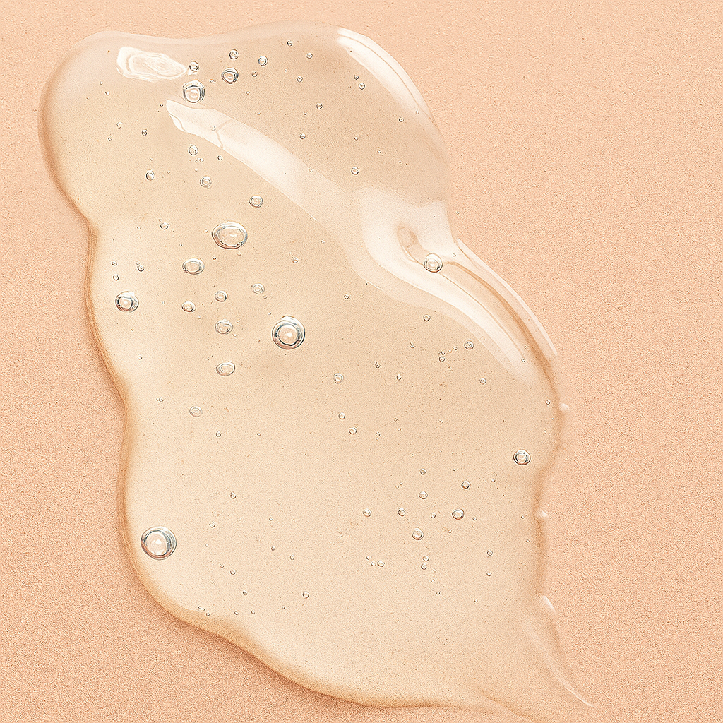 Close-up hydraterende gel gezicht textuur - lichte niet-vette formule