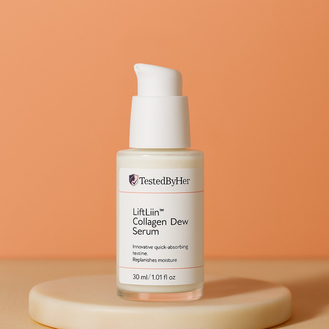 Collageen serum gezicht LiftLijn Dew 30ml - luxe glazen fles met pipet