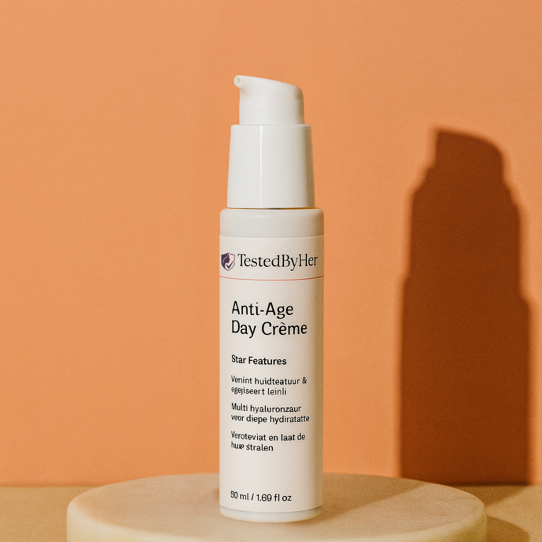 Anti-aging dagcrème LiftLijn DayGlow 50ml - luxe gouden pot met SPF15