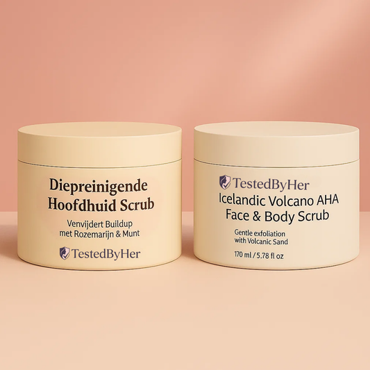 Scrub Duo Voor Huid & Hoofdhuid – Detox, Glow & Diepe Reiniging