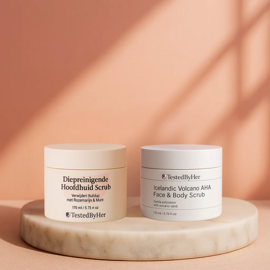 Scrub Duo Voor Huid & Hoofdhuid – Detox, Glow & Diepe Reiniging